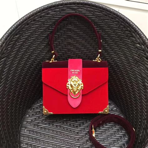 prada king lion bag|prada animalier lion head bag.